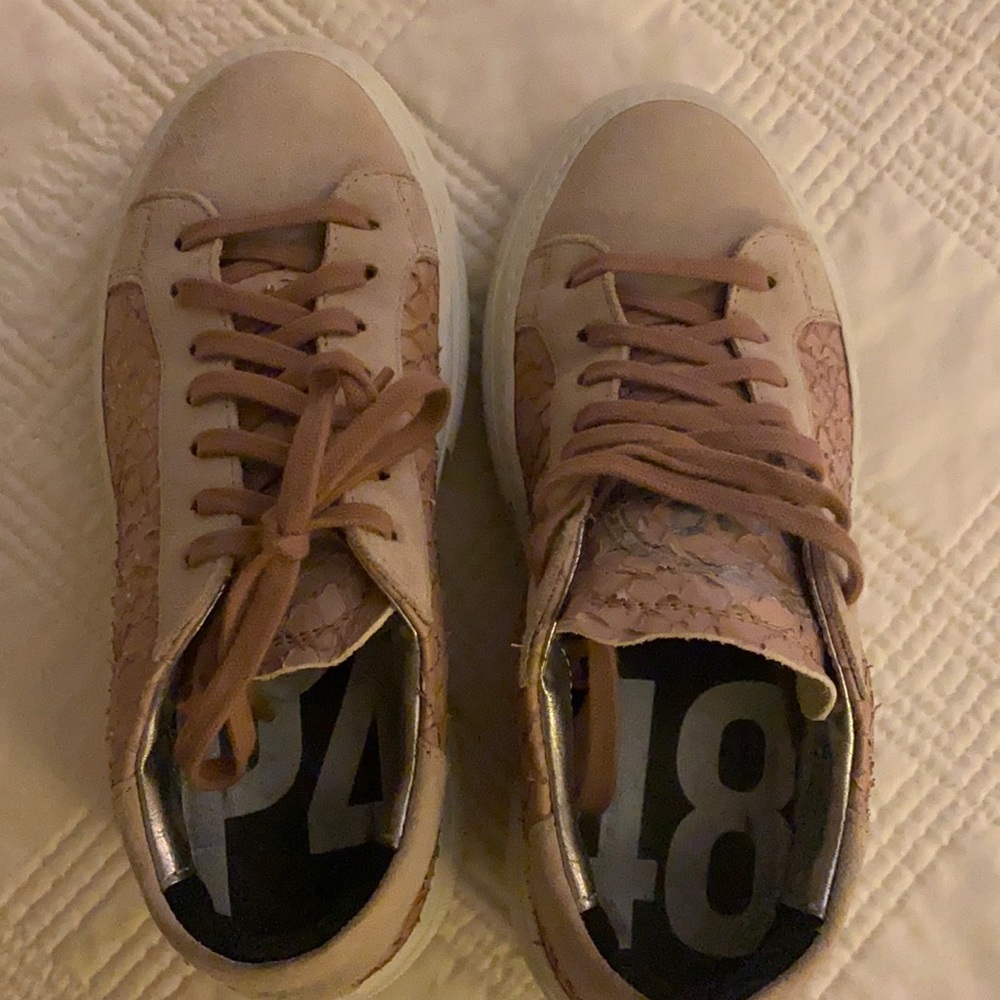 p448 Louise Platform Sneakers Pink